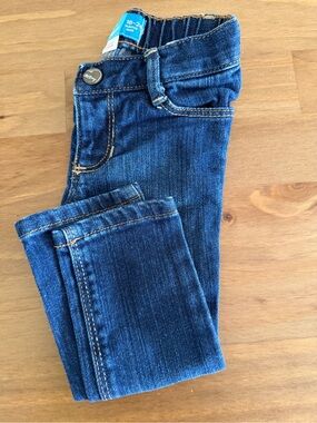 Old Navy Dark Blue Skinny Jeans for Girls Size 18-24M